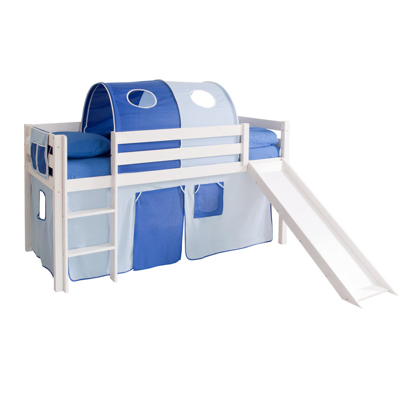 Zoomie Kids Trinity European Single Mid Sleeper Bed with Textile Set